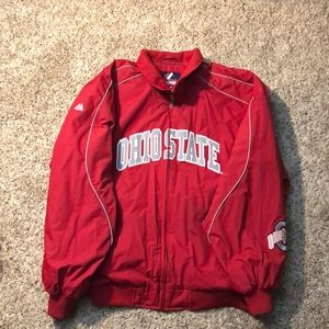 Majestic Ohio State winter coat.